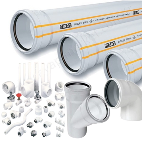 Plastik,Pprc Ve Korge Boru Ek Parçaları