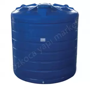 Akro 20000 Litre Dikey Mavi Su Deposu resim1