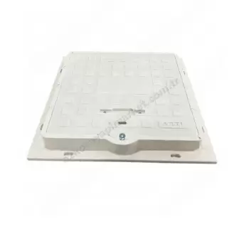 Kompozit Kapak A15 Tip Kare Beyaz resim 1