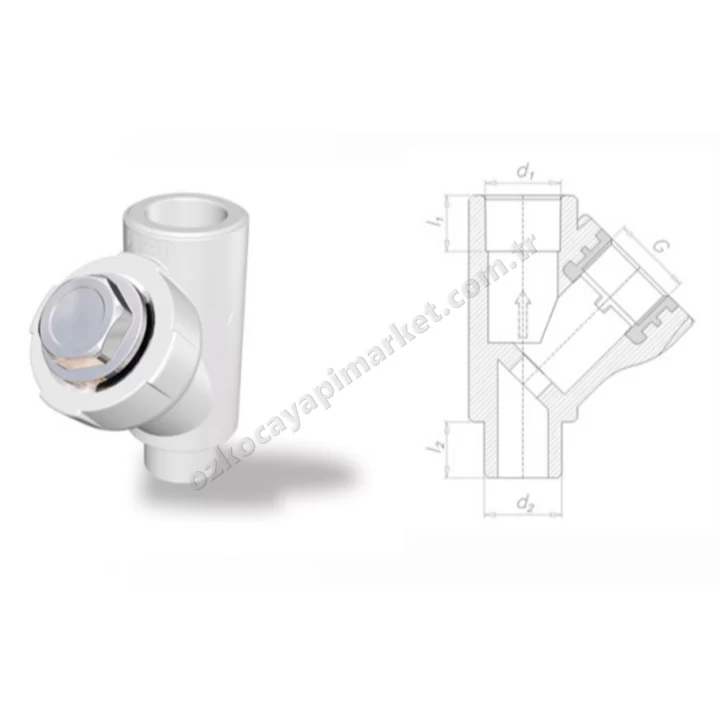 Fırattherm Pprc Y Filtre 20 mm 1/2