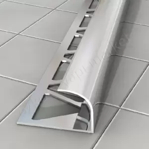 Dış Köşe Profili Krom Parlak 10 mm Oval resim 1