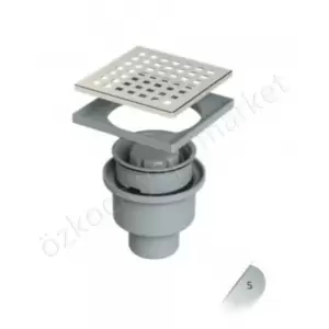 Maxiflow Line 15X15 Klapeli Alttan Çıkışlı Süzgeç resim2