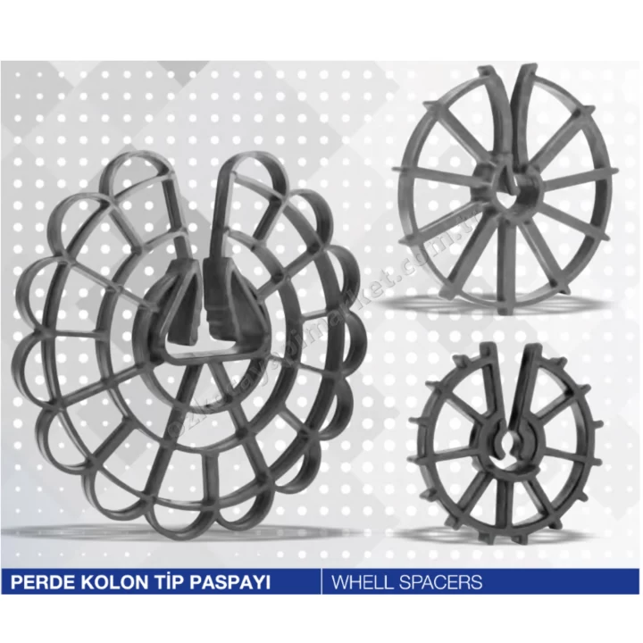 Perde Kolon Tip Paspayı 25 mm - 1000 Adet