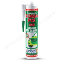 Somafix Kırmızı Rtv Isı Silikonu 280 Ml resim1