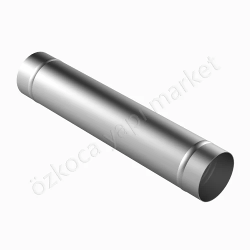 Barbekü Bacası Galvaniz Boru 50 Cm - 20 Cm Çap