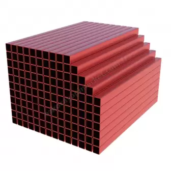 80X80 mm Boyalı Kutu Profil - 2.5 mm resim 1