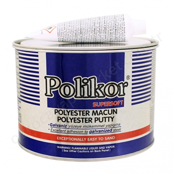 Polikor Süper Soft Polyester Çelik Macun 500 Gr