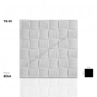 Bambu Biga Desen 50X50 - 1 M2 Tavan Kaplama resim 1