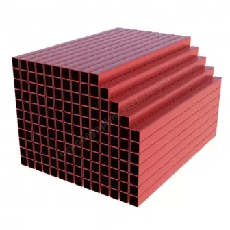 40X60 mm Boyalı Kutu Profil - 2.5 mm resim 1
