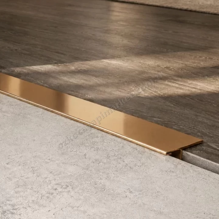 Kapı Eşik T Profili 2 cm Bronz 120 cm