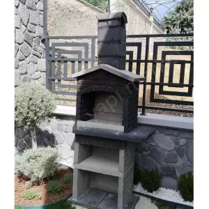 Beton Barbekü 65 Lik Ostra Model resim2