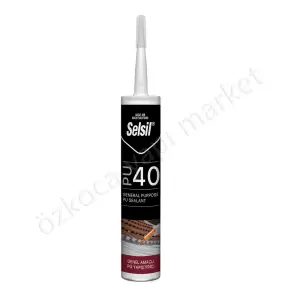 Selsil Pu40 Genel Amaçlı Mastik 280 Ml Kırmızı resim1