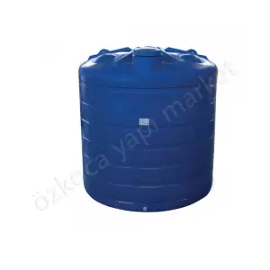 Akro 300 Litre Dikey Mavi Su Deposu resim1