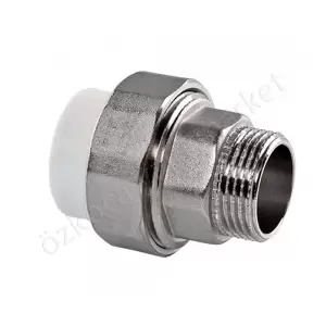 Fırat Pprc 32 Mm Dış Dişli Oynar Başlıklı Rakor resim1