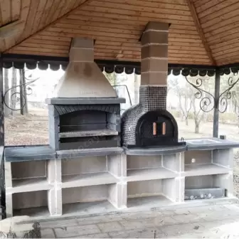 Mangal Barbekü Ve Taş Fırın Şekerpare Model resim 1