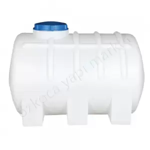 Akro 500 Litre Yatay Beyaz Su Deposu resim1
