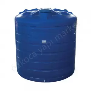 Akro 1500 Litre Dikey Mavi Su Deposu resim1