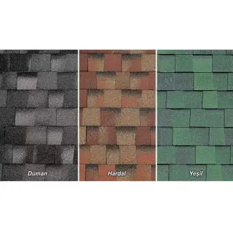 Btm Shingle Çatı Kaplama Lamine Modeli 2.57 m² resim 1