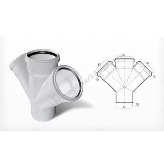 Fırat Pvc 50X50 Çift Çatal resim 1