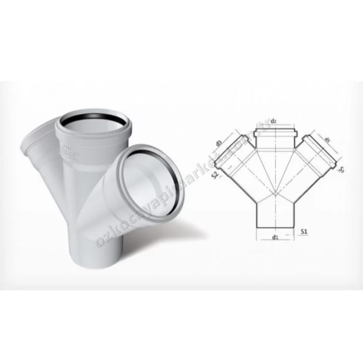 Fırat Pvc 50X50 Çift Çatal