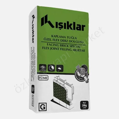 Işıklar Özel Flex Derz Dolgusu 20 Kg Füme