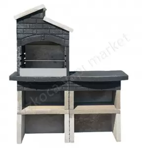 Bims Barbekü 70 Lik Black Bravas Model resim1