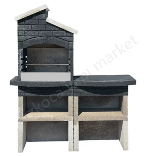 Bims Barbekü 70 Lik Black Bravas Model