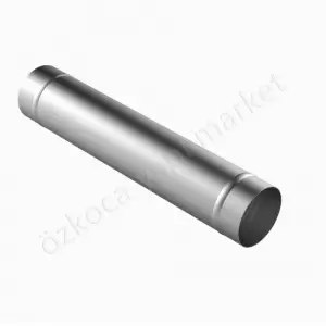 Barbekü İçin Galvaniz Boru 50 Cm resim1