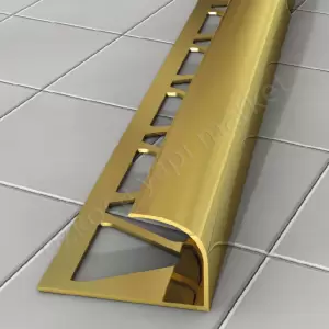 Dış Köşe Profili Sarı Parlak 10 mm Oval resim 1