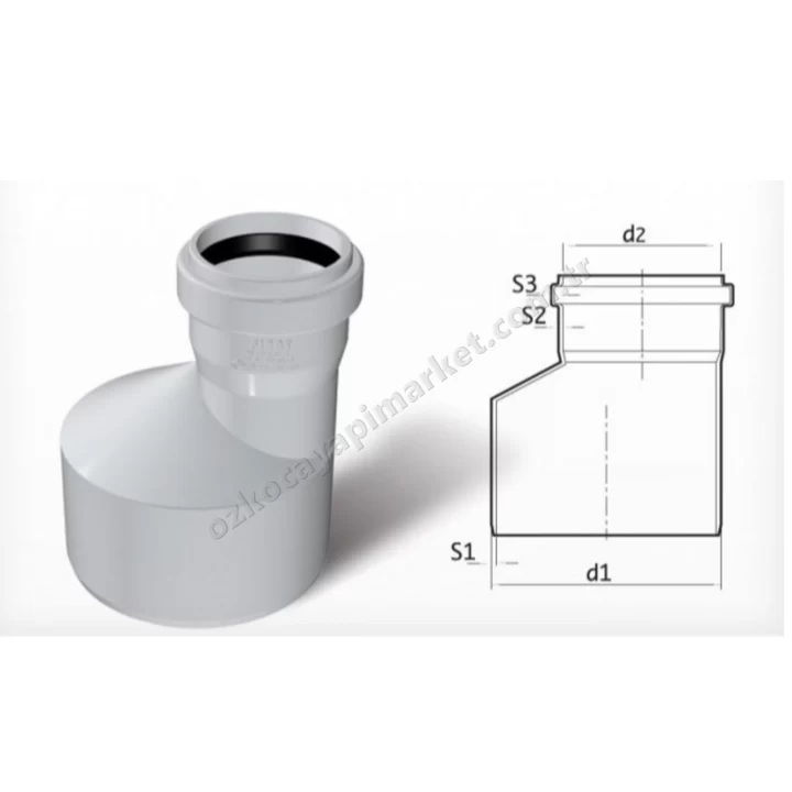 Fırat Pvc 70X50 Redüksiyon