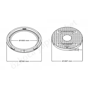 Kompozit Kapak A15 Tip Beyaz resim2