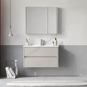 Orka Arno Banyo Dolabı 85 cm Parlak Kaşmir resim 1