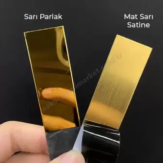 Kapı Eşik T Profili 4 cm Gold 120 cm resim 3