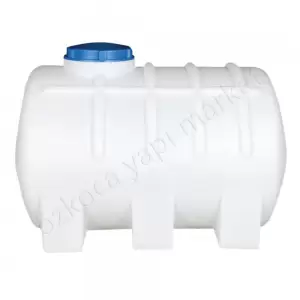 Akro 300 Litre Yatay Beyaz Su Deposu resim1