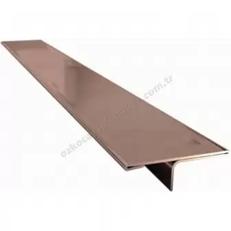 Parke Eşik T Profili 3 cm Parlak Bronz resim 1
