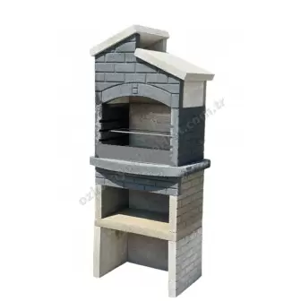 Mangal Barbekü Stratos Black Model resim 3