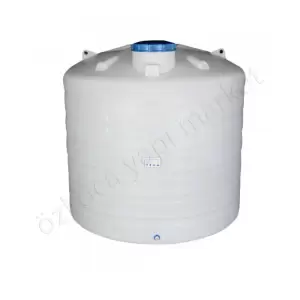 Akro 300 Litre Dikey Beyaz Su Deposu resim1