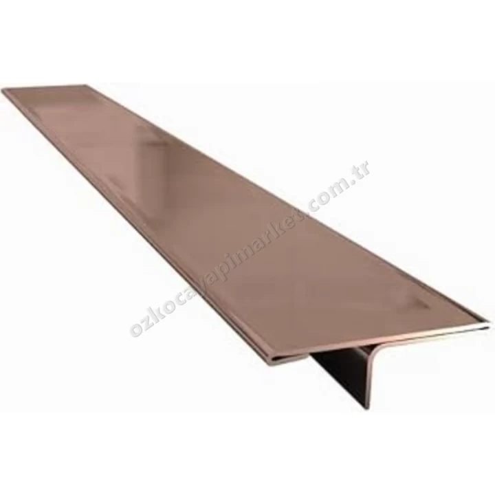 Parke Eşik T Profili 4 cm Parlak Bronz