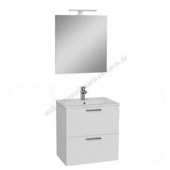 Vitra Mia Serisi Banyo Dolabı 60 cm Parlak Beyaz resim 1