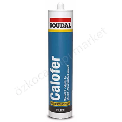 Soudal Calofer Alev Mastiği 1500 Derece 300 Ml