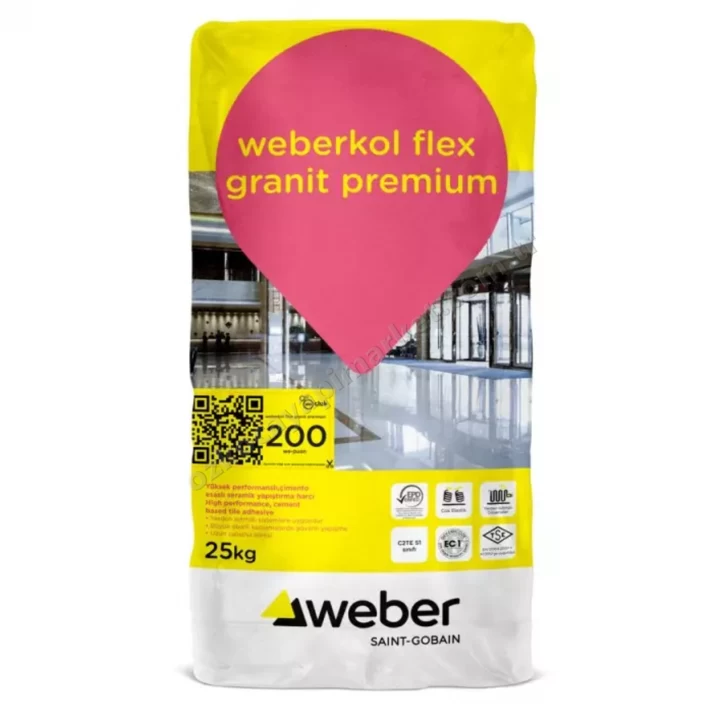 Weberkol Flex Granit Premium 25 Kg - Ateş Tuğlası