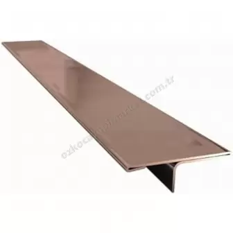 Kapı Eşik T Profili 6 cm Bronz 120 cm resim 2
