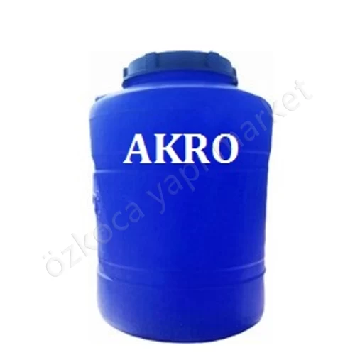 Akro 100 Litre Dikey Mavi Su Deposu
