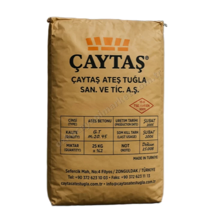 Çaytaş Ateş Betonu 50 Alümina 5 Kg