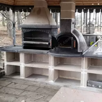 Mangal Barbekü Ve Taş Fırın Şekerpare Model resim 2