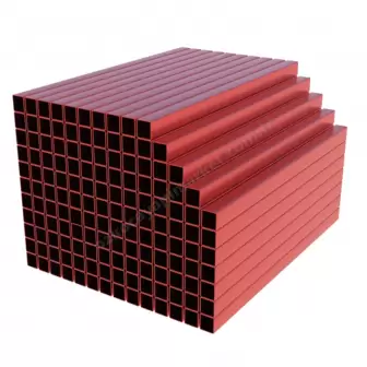 40X80 mm Boyalı Kutu Profil - 3.0 mm resim 1