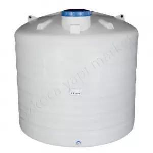 Akro 20000 Litre Dikey Beyaz Su Deposu resim1