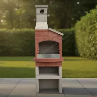 Mangal Barbekü 70 Lik Smoky Terre Model resim 2