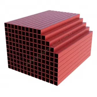 100X100 mm Boyalı Kutu Profil - 2.5 mm resim 1