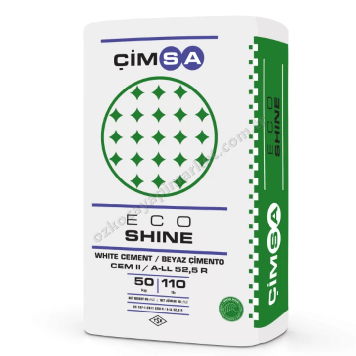Çimsa Eco Shine Süper Beyaz Çimento 50 Kg